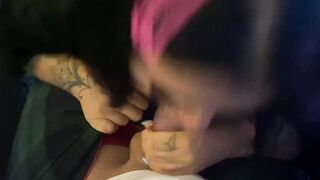 Casting lingerie blowjob pussy lick