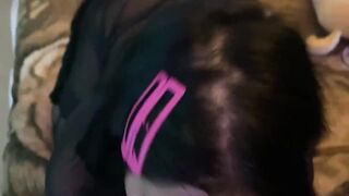 Casting lingerie blowjob pussy lick