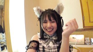 Creampie with a high-profile, furry-eared cafe girl! Money-strapped and having sex with a big customer! Hikari (19) - 10 image