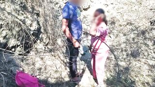Indian Desi inocent School Girl Wet Pussy outdoor jungle Sex - 2 image