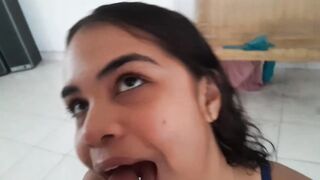 Hot brunette puts me to the TEST if I'm able to fuck her on FOURS - Valentinahot10