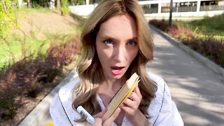 The tourist was very hungry and I fed her creampie