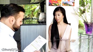 Asian Nanny Massages Bosses Cock With Her Wet Pussy - 2 image