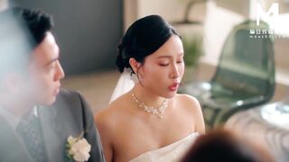 ModelMedia Asia - Soon-to-be-married slutty wife engages in wife-swapping sex before her wedding day - 3 image