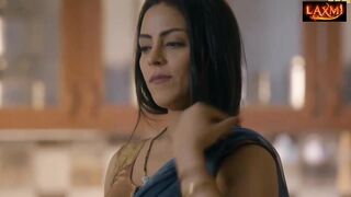 Indian Desi beautiful bhabhi seduced her young boy maid and fucked in bathroom real Hindi hardcore sex video - 11 image