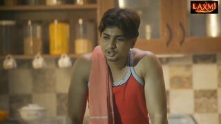 Indian Desi beautiful bhabhi seduced her young boy maid and fucked in bathroom real Hindi hardcore sex video - 12 image