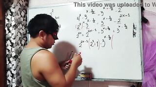 26 Algebra: Calculate X in the exponent - Sexual Mathematics - Azaghal Soul - Milf Mature Monster cock