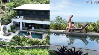 REAL Outdoors Public SEX with multiple angles and FACIAL CUMSHOT