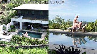 REAL Outdoors Public SEX with multiple angles and FACIAL CUMSHOT