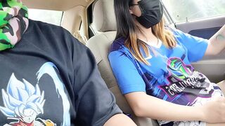 18 YEAR OLD ASIAN PETITE GIRL CAR PICK UP ON PUBLIC REALITY