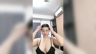 Auntie teased her nipples