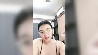 Auntie teased her nipples