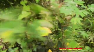 African hunter fucked strange BBW woman in the forest and this happened to him -