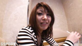 A nice dinner and a good fuck with a sexy girl in Tokyo city - 2 image