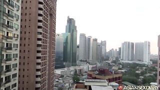 AsianSexDiary Tiny Pinay Takes Charge With Foreigner - 1 image
