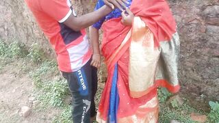 outdoor risky sex on the best in Rupali Bhabhi Bengali wife