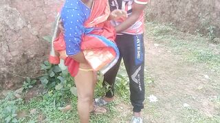 outdoor risky sex on the best in Rupali Bhabhi Bengali wife