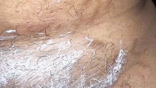 Step-Brother in Law Removing My Pussy Hair