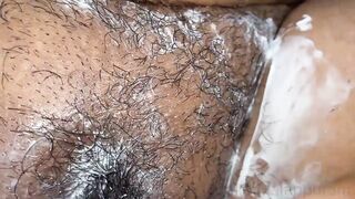 Step-Brother in Law Removing My Pussy Hair