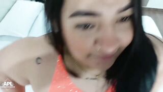 I enjoy recording every time this fat slut of my stepmom sucks my big cock - Part 1