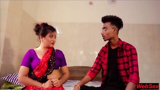 Beautiful Bengali Kamwali Bhabhi Sudden Sex with College Boy! Indian Sex - 2 image