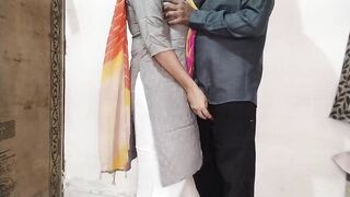 Hot Indian Bhabhi in Salwar Fucked with Teen Boy in Desi Doggystyle (Hindi Audio) - 1 image