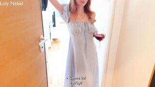 The cutie fucked the delivery guy and he didn't even charge her for the delivery... - 1 image