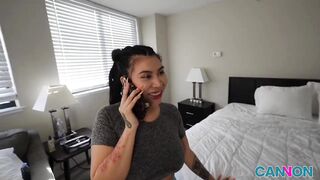 Big Booty Latina Tokyo Lynn With Big Tits Gets Slutted Out By Boyfriend