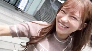 Part 1: Sensitive, Slim, Beautiful Big Breasts x Natural Dirty Character [Shiori (fledgling talent)]. - 1 image