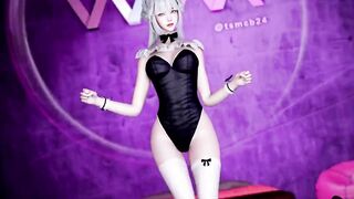 3D Asian Babe Naked Her Perfect Ass Sitting on the Big Dick - 2 image