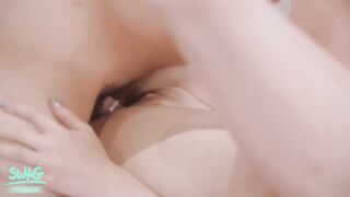 Horny Couple Invite Delivery Into a Dirty Threesome