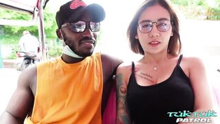 TukTukPatrol Busty MILF Thai Girl Fucks Two Guys - 2 image