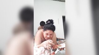 Deepthroat Sucking Wife - 3 image