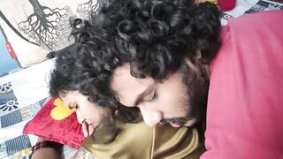 Sex with wife in nighty, Hot bedroom sex with sexy wife in nighty