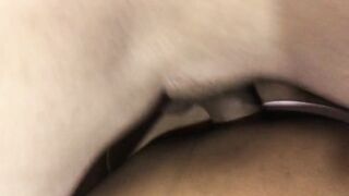 Sexy Asian babe in lingerie gets hardcore sex.