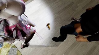 3D horny slut Asian whore naked her perfect ass got fucked so hard