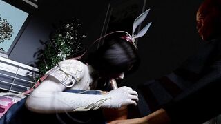 3D horny slut Asian whore naked her perfect ass got fucked so hard