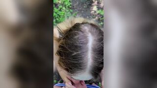 Sloppy Wet Blowjob from Cute Girl with Explosive Camshot POV