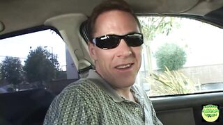 Devilish Asian slut gets smashed in her tight ass after blowing her mans cock