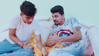 Indian porn star Sanjana gang bang video 7inch huge cock Raj and New bodybuilder boy hardcore fuck