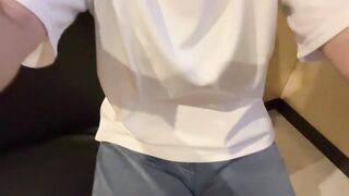 I can't stop masturbating because it feels good. A female college student masturbates every day at her favorite karaoke