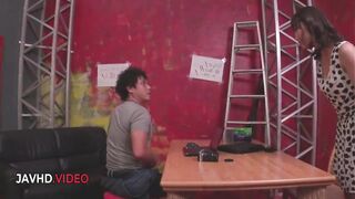 Mature Asian Beauty Takes Charge for Intense Pleasure