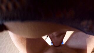 Channy Crossfire Touching Herself and Sloppy Deepthroat POV Facial