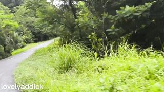 fitri kencing lagi. Outdoor Piss