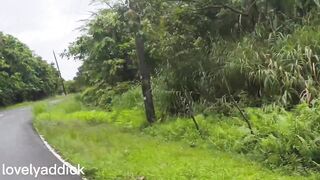 fitri kencing lagi. Outdoor Piss