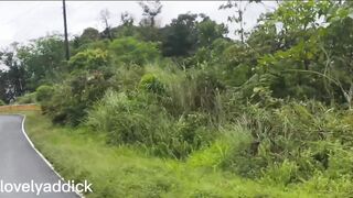 fitri kencing lagi. Outdoor Piss