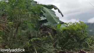 fitri kencing lagi. Outdoor Piss