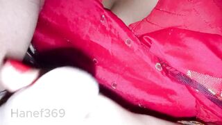 I fucked my village wearing a red saree. Part - 02