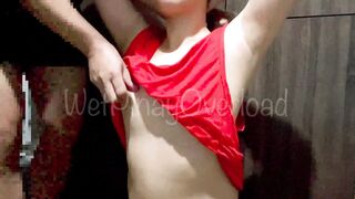 Asian Pinay Licked The Cum Of His Old Friend