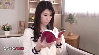 Passionate Naughty Asian Student Mitsuki Akai Gives Insane Blowjob Orgasm